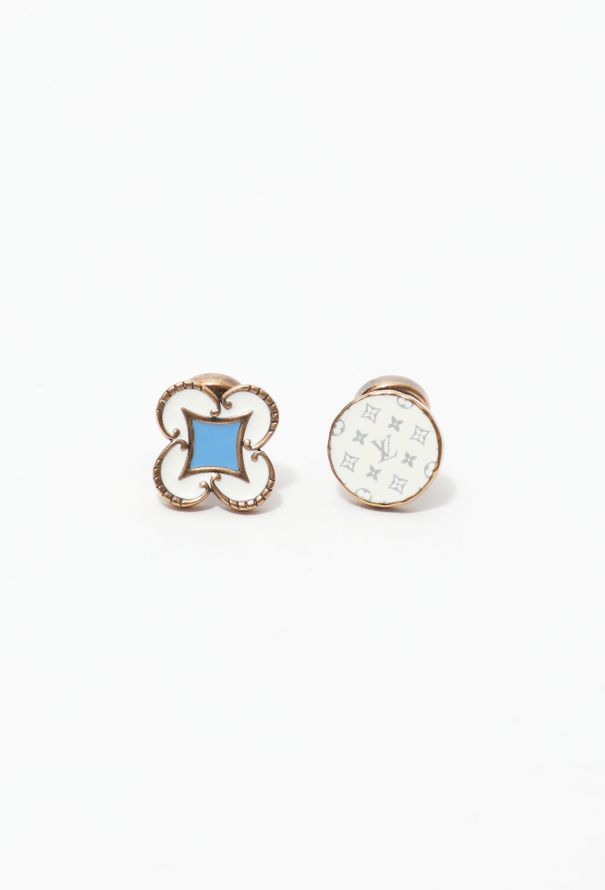 Louis Vuitton Monogram Enamel Cufflinks - 1