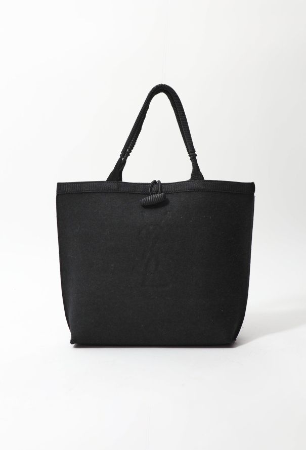 Saint Laurent Vintage Felt Tote Bag - 1