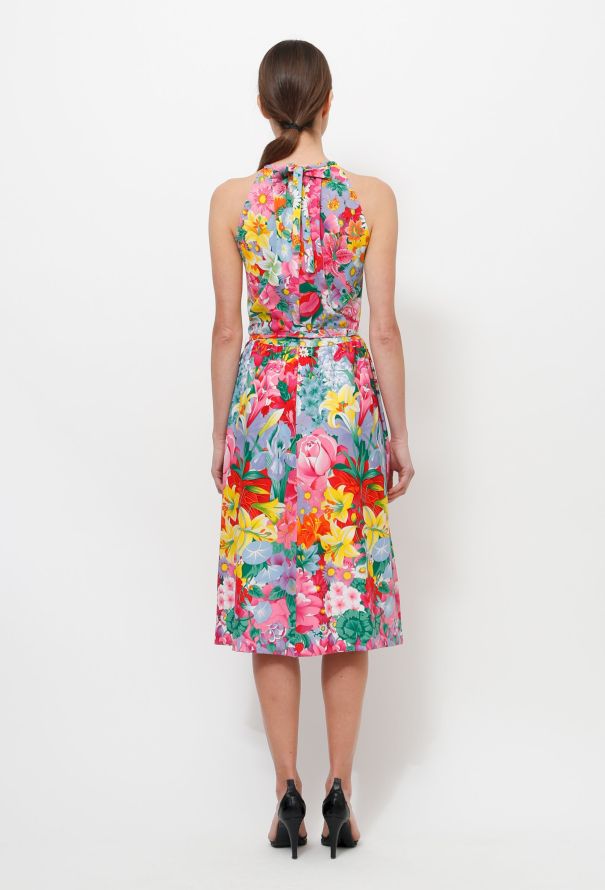 Lanvin 70s Tropical Print Dress - 4