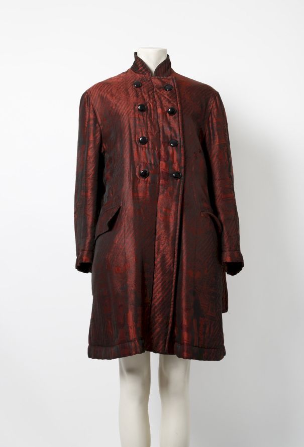 Jean Paul Gaultier 80's Reversable Silk Coat - 8