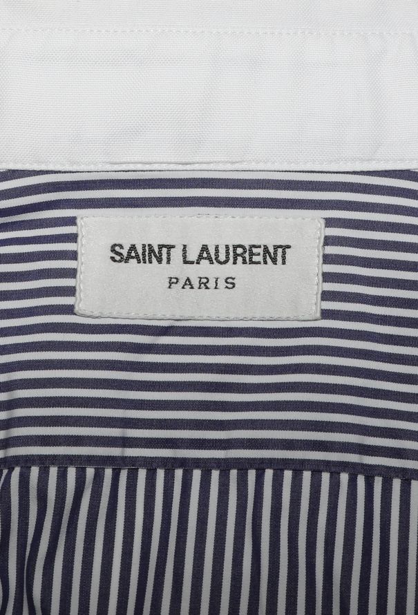 Saint Laurent Classic Bicolor Striped Shirt - 6