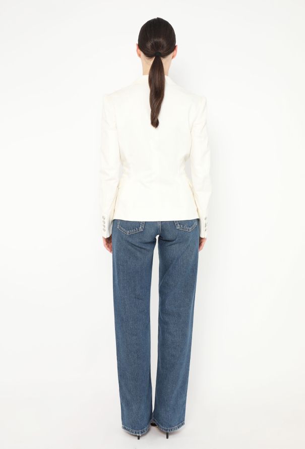 Balenciaga S/S 2006 Embossed Tailored Blazer - 6