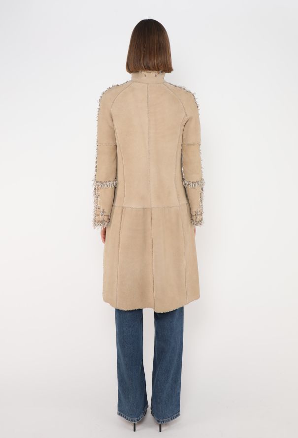 Chanel COLLECTOR F/W 2005 Embellished Shearling Coat - 7