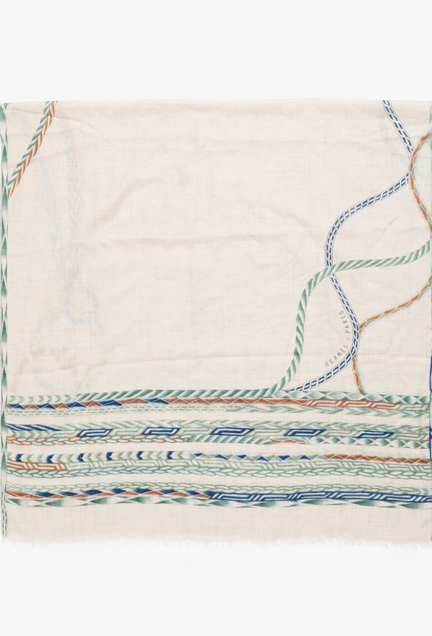 Hermès Cashmere Frayed Scarf - 2