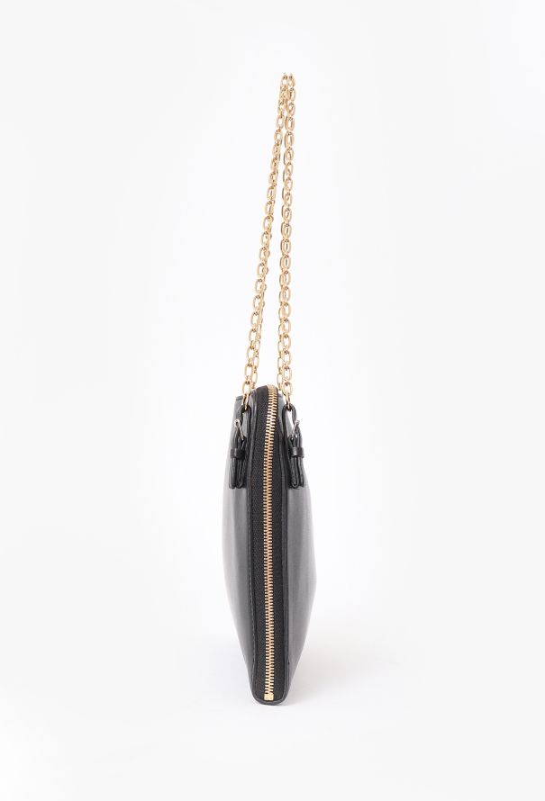 Céline Black Zip Around Shoulder Bag - 4