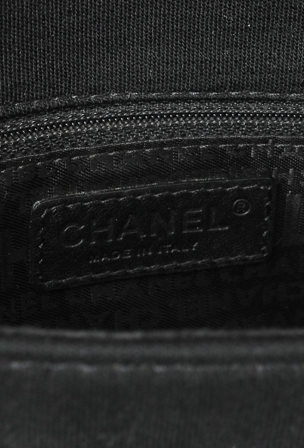 Chanel Black Jersey Flap Bag - 11