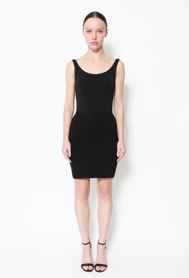 Alaïa 90s Bodycon Knit Skirt - 1
