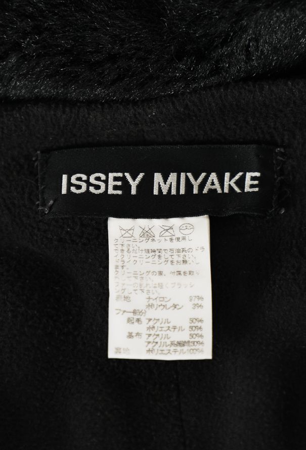 Issey Miyake Cratered Faux Fur Jacket Ensemble, F/W 2000 - 11