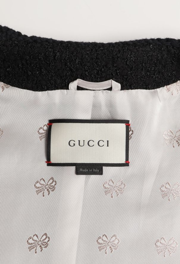 Gucci Resort 2016 Cropped Tweed Jacket - 8