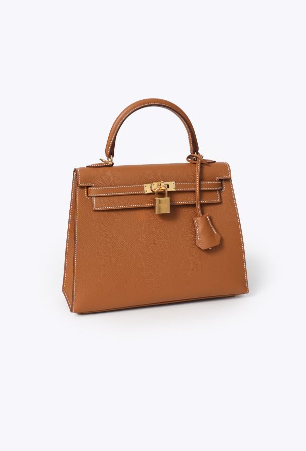 Hermès 2023 Gold Epsom Kelly Sellier 25 - 7