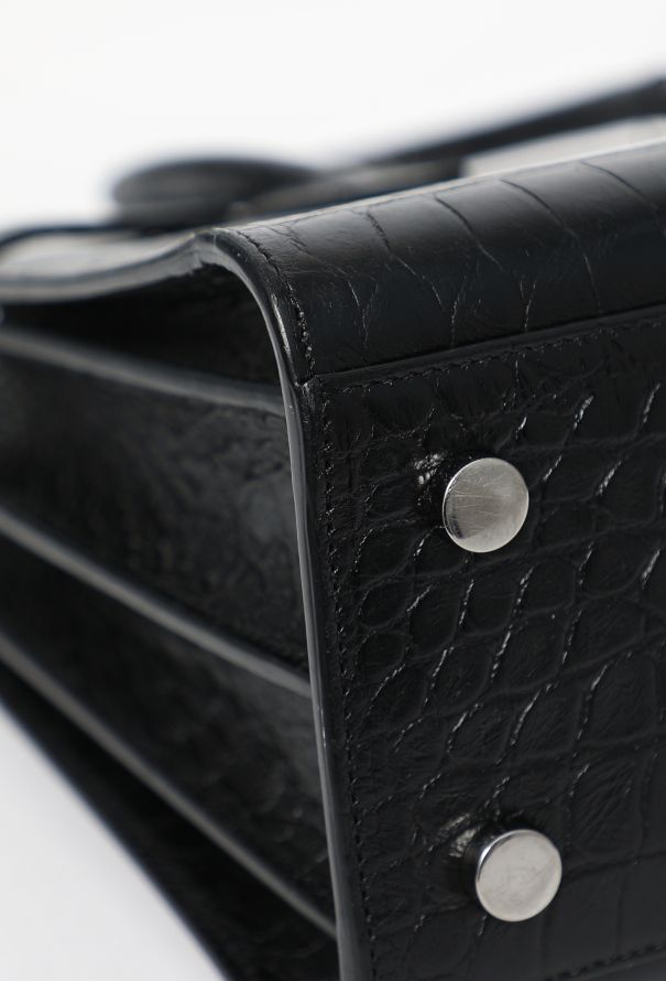 Saint Laurent Embossed Small Sac de Jour - 8