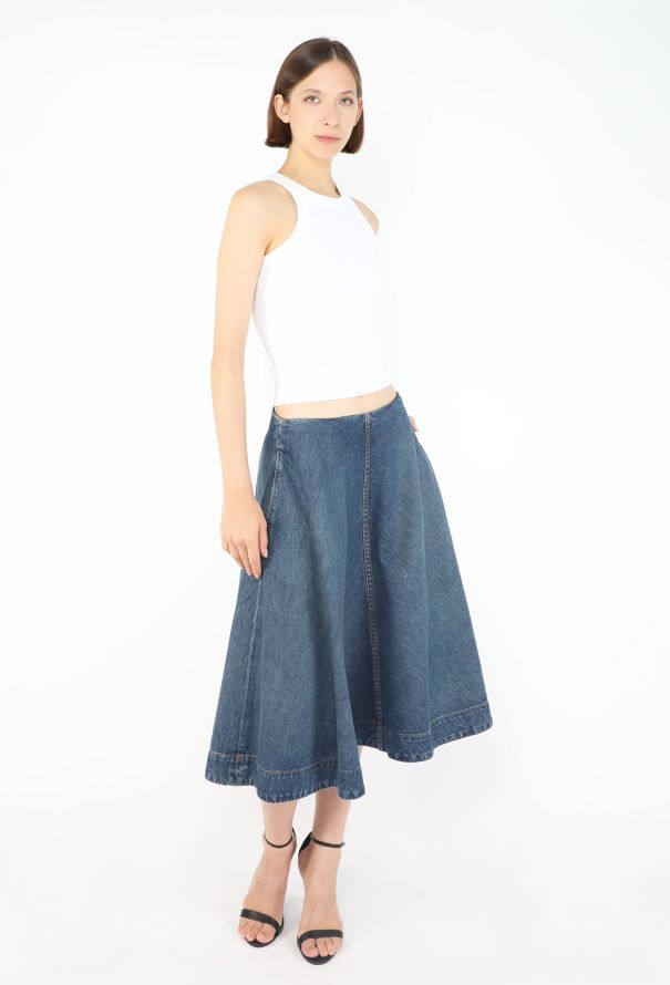 Khaite Renta Denim Skirt, 2025 - 4