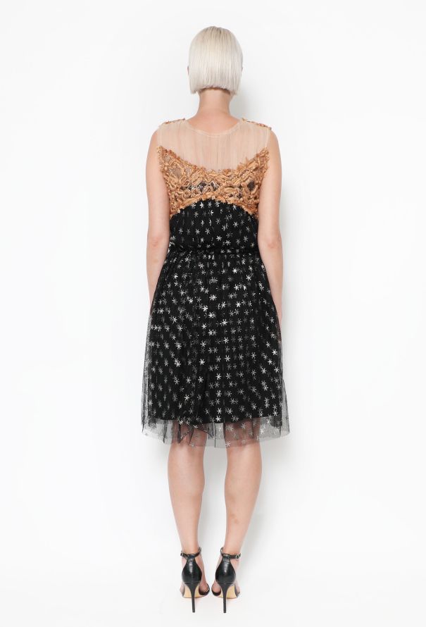 Rodarte Metallic Tulle Star Dress - 3