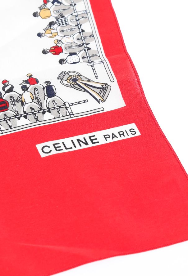 Céline Vintage Equestrian Rectangular Scarf - 4