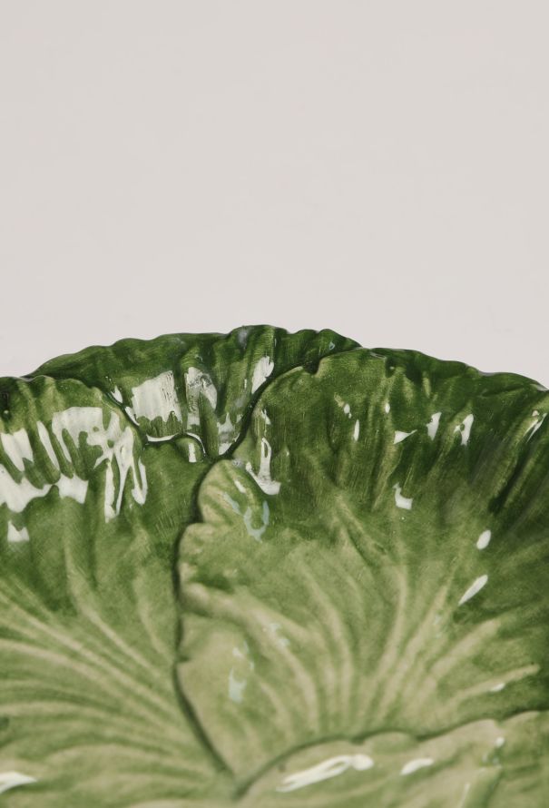 Dior '70s Porcelain Cabbage Plate Set - 7