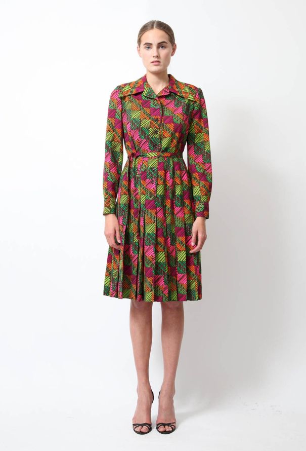 Exquisite Vintage Jean-Louis Scherrer '70s Shirt-dress - 1