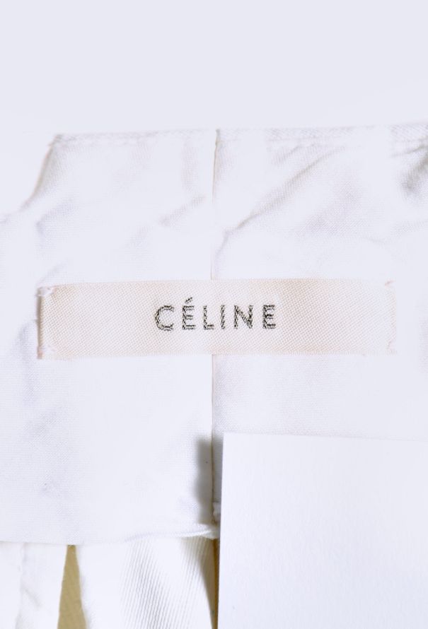 Céline F/W 2017 Tapered Twill Trousers White - 5