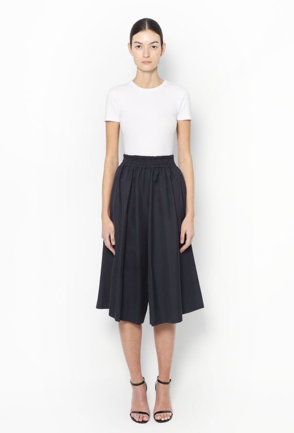 Céline Wide-Leg Flared Culottes - 1