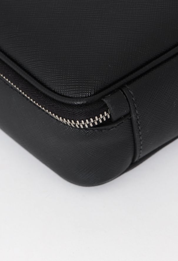 Prada Black Saffiano Briefcase - 9