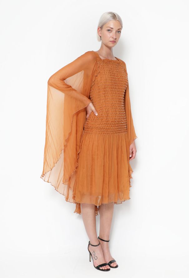 Rodarte F/W 2014 Embellished Silk Dress - 3