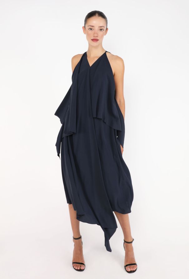 Balenciaga Layered Silk Halter Dress, F/W 2000 - 7