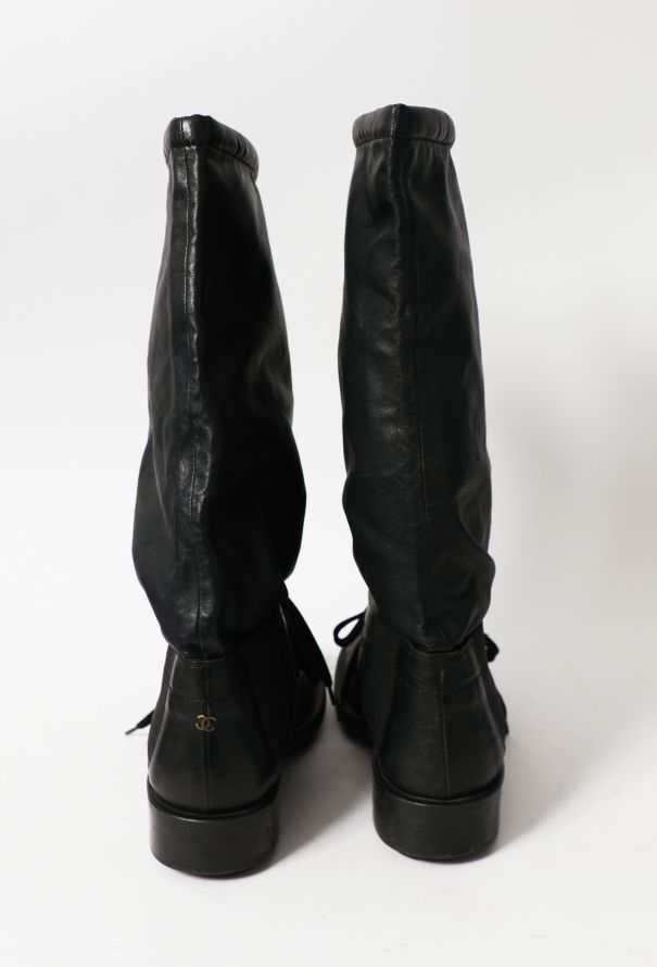 Chanel F/W 2011 Leather Boots - 6