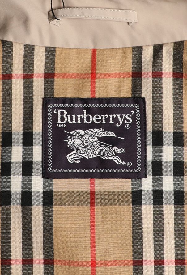 Burberry Vintage Classic Belted Trench Beige 80s - 8
