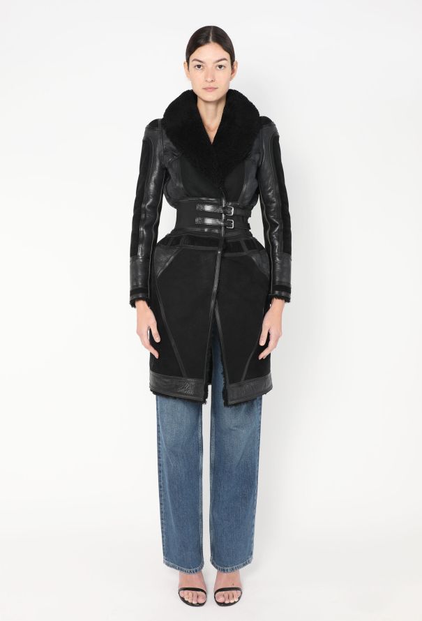 Balenciaga COLLECTOR F/W 2007 Suede Military Coat - 3