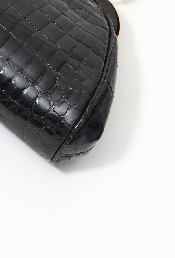90's Roberta Di Camerino Crocodile Bag - 8