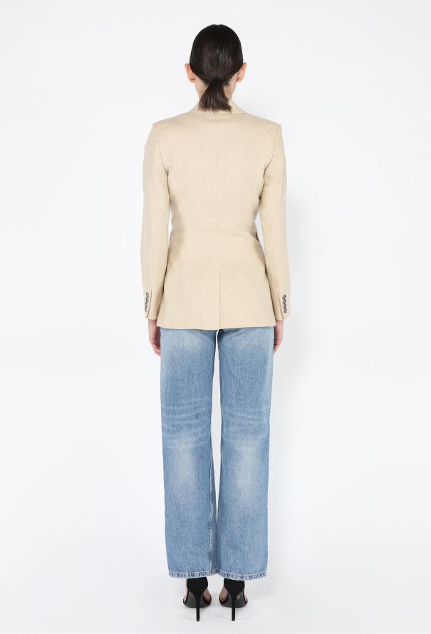 Hermès Cashmere Tailored Blazer - 6