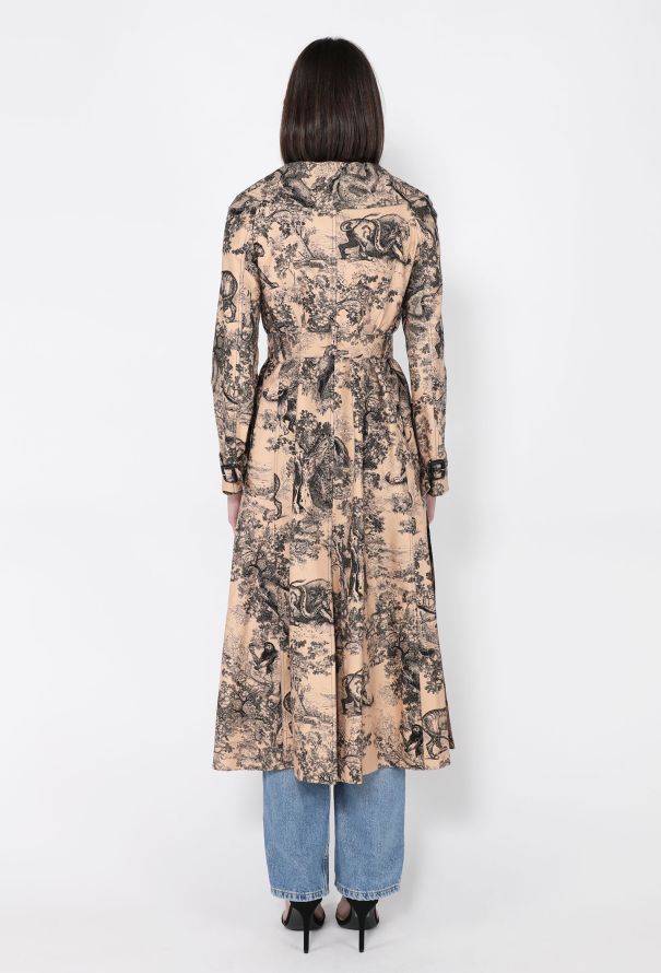 Dior Toile de Jouy Trench Coat, Resort 2019 - 6