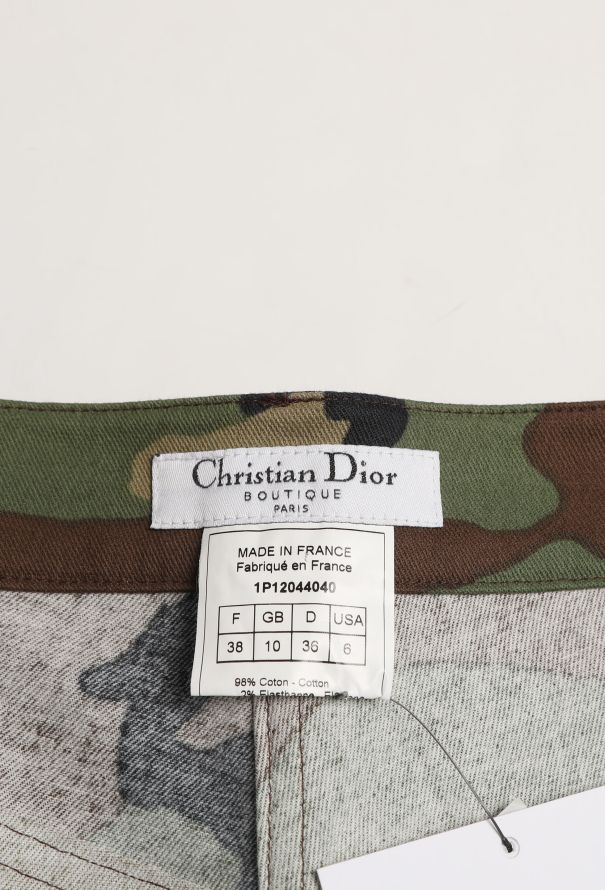 Christian Dior 2001 Cropped Camouflage Pants - 5