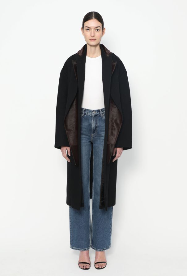 Céline F/W 2012 Layered Lapel Coat - 1