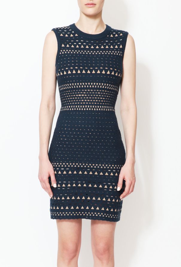 Alaïa F/W 2010 Fitted Geometric Cut-Out Dress - 4