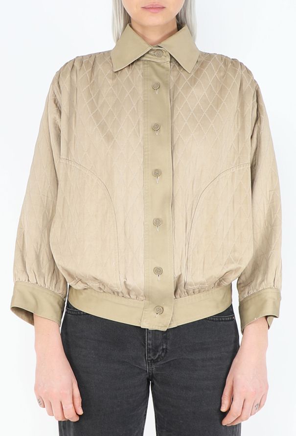 Saint Laurent Rare 1975 Quilted Bomber Jacket - 1