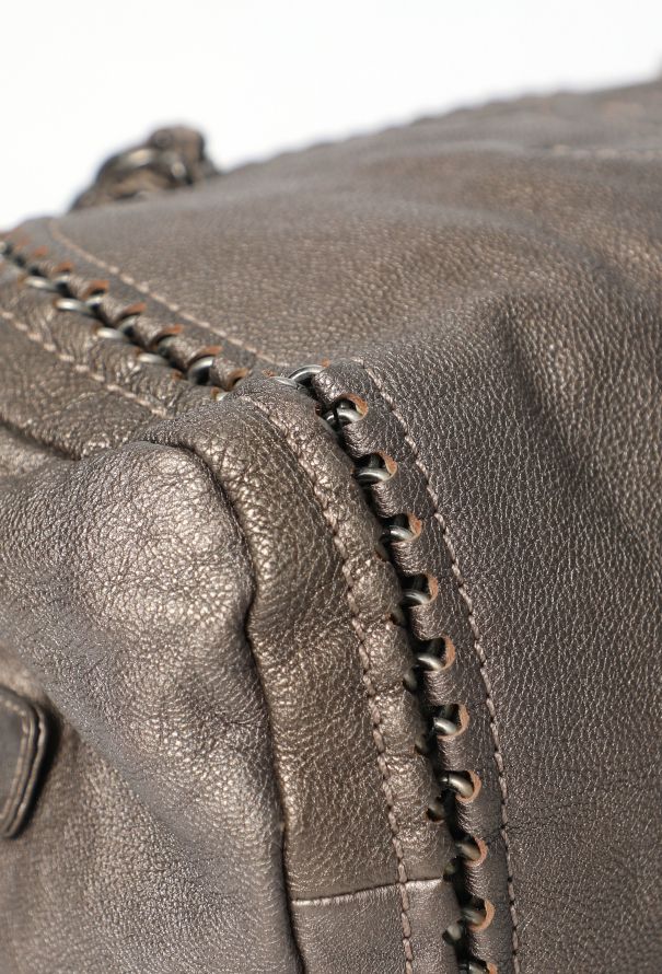 Chanel Metallic Ligne Bowler Bag - 8