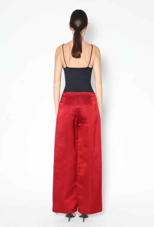 The Row F/W 2017 Strom Satin Trousers - 5