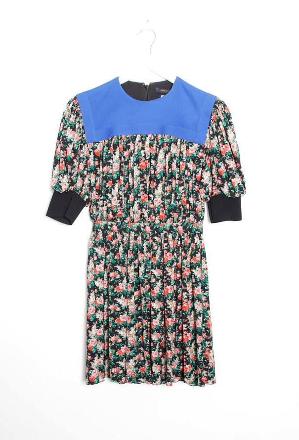 Louis Vuitton Floral Print Crêpe Dress - 5
