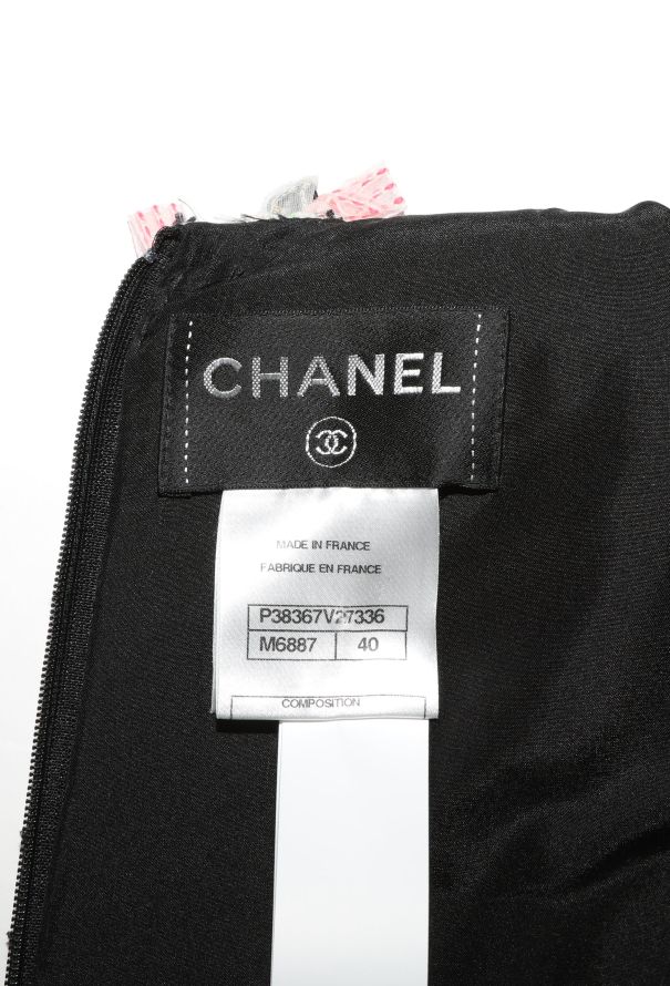 Chanel S/S 2010 Floral Trim Tweed Dress - 5