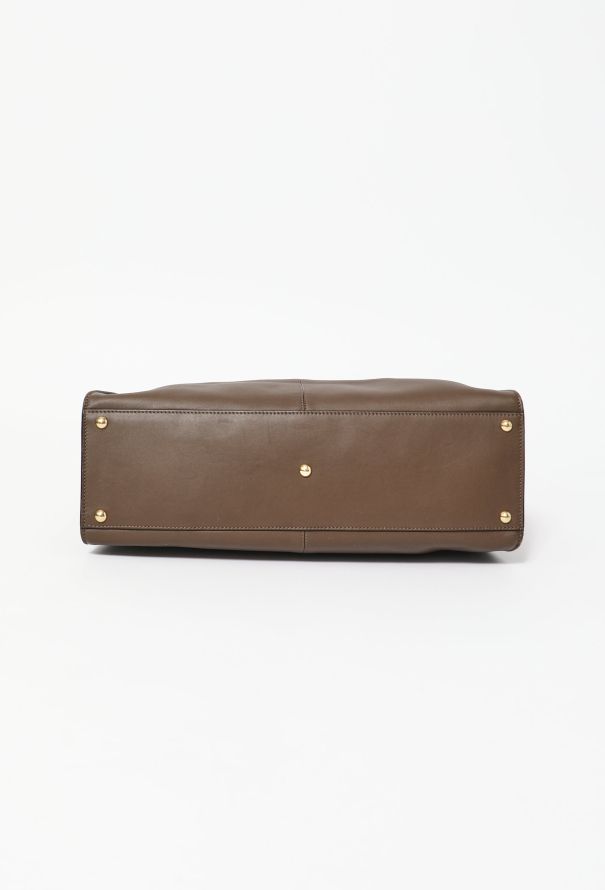 Fendi Taupe Medium Peekaboo X-Lite - 5