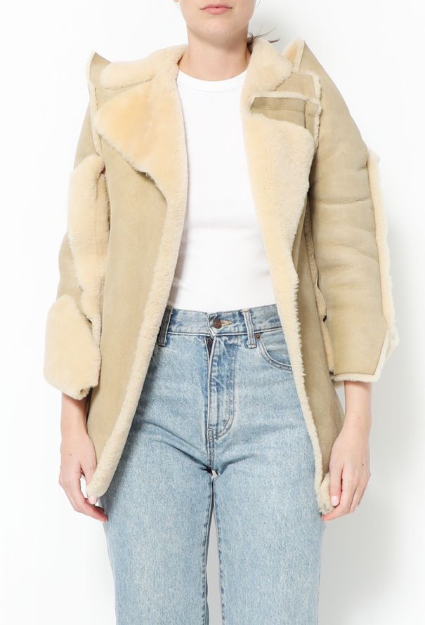 Junya Watanabe Deconstructed Shearling Jacket - 2
