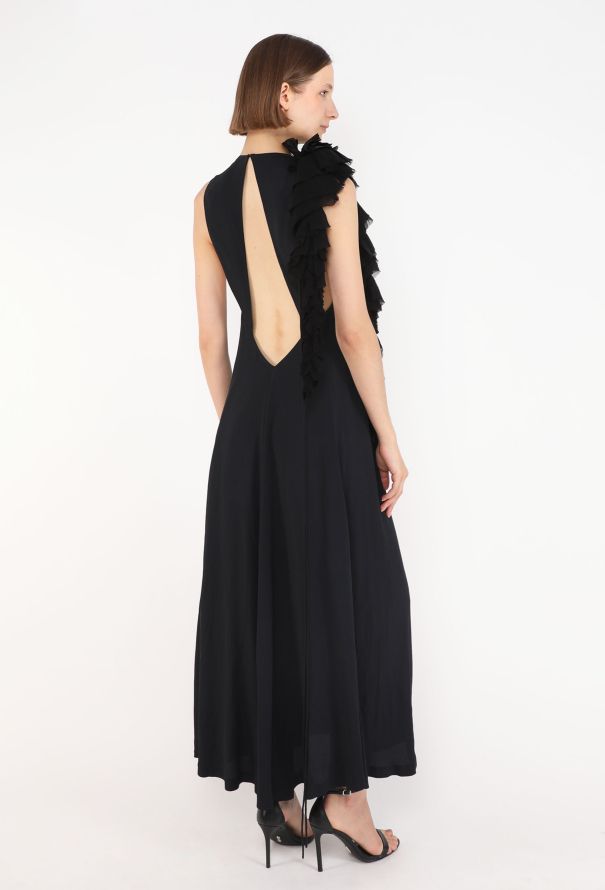 Dries Van Noten Dapoli Ruffled Silk Dress, 2023 - 4