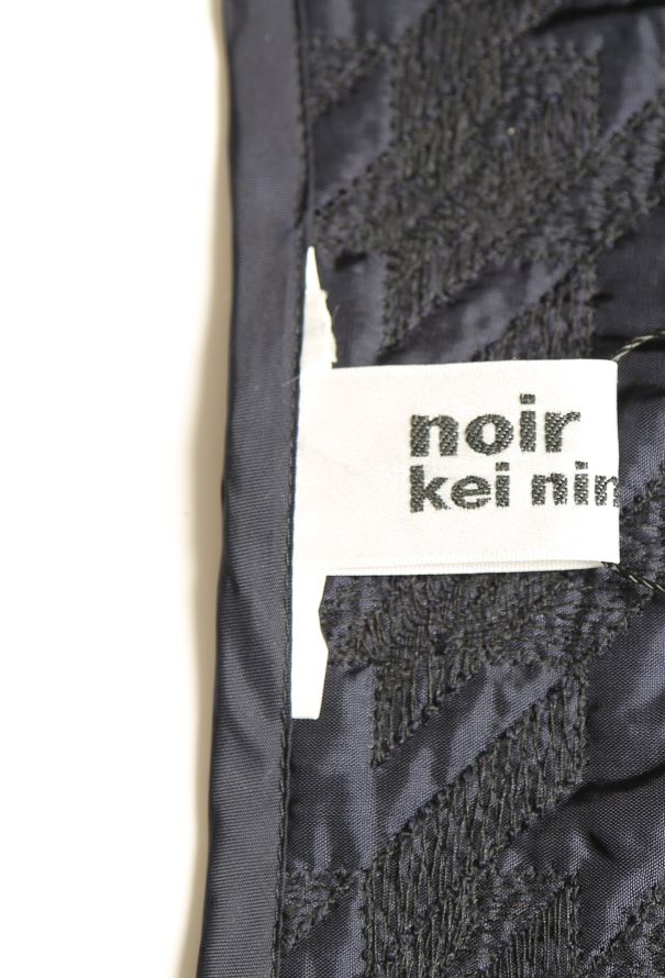 Noir Kei Ninomiya Houndstooth Wrap Skirt - 4