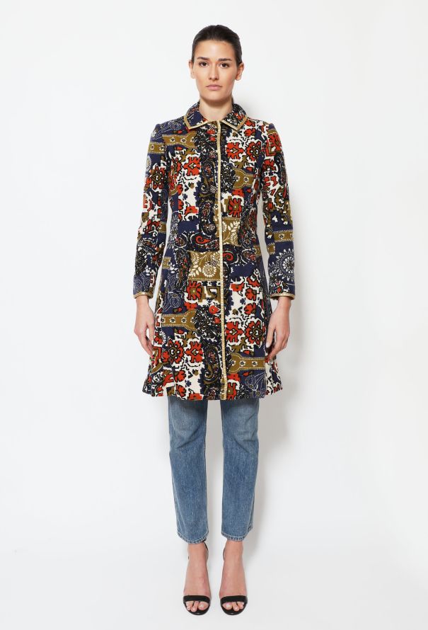 Malcolm Starr '60s Mosaic Lamé Coat - 3