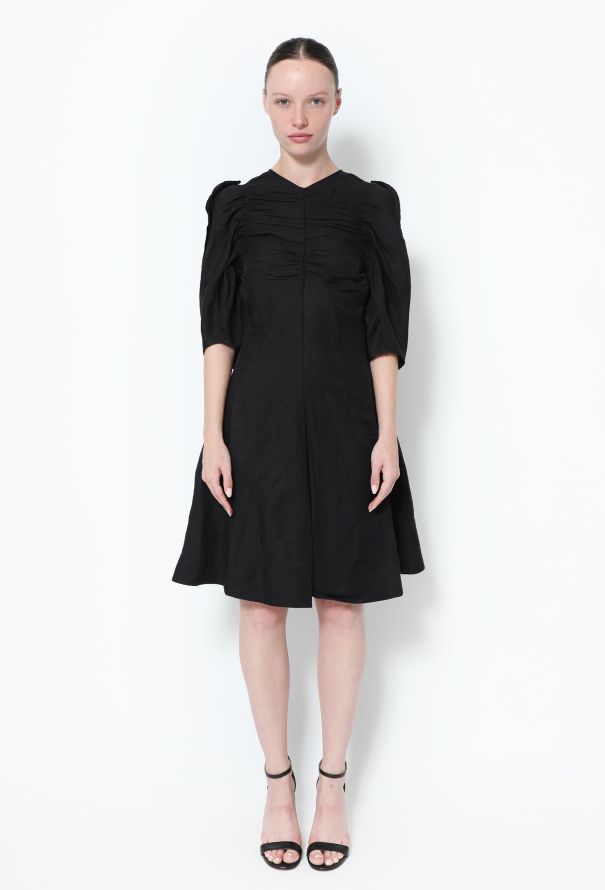 Céline Resort 2017 Ruched Linen Romper - 1