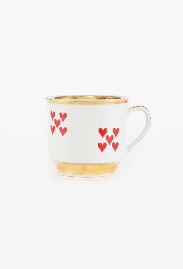 Vintage Objects & Decor 1960s Limoges Poker Vide-Poche & Cup Set - 5