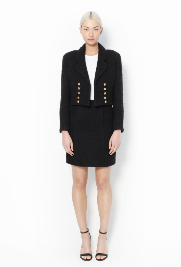 Chanel TIMELESS F/W 1988 Bouclé 'CC' Ensemble - 1