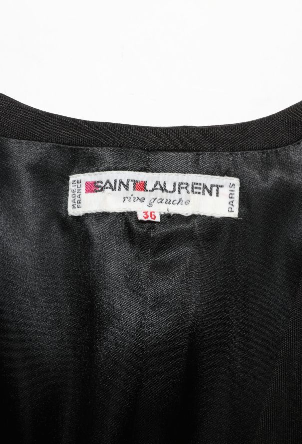 Saint Laurent S/S 1986 Embellished Tailored Blazer - 6
