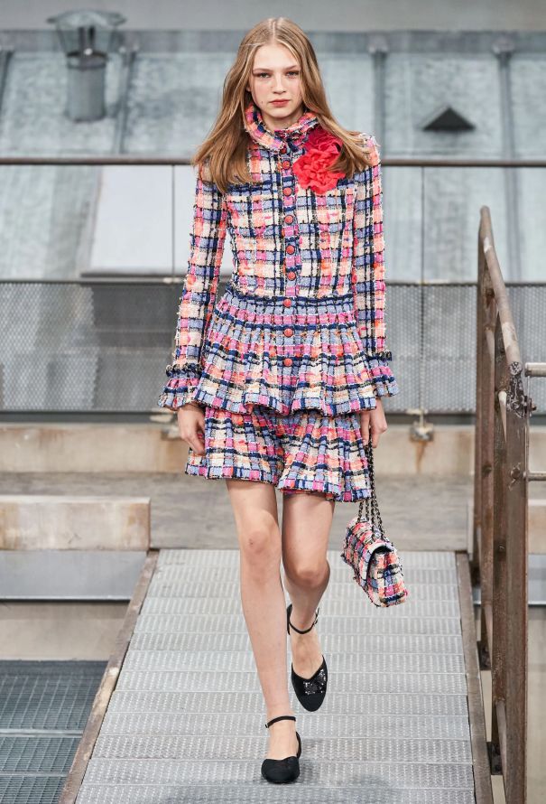 Chanel S/S 2020 Tweed Frock Jacket - 3
