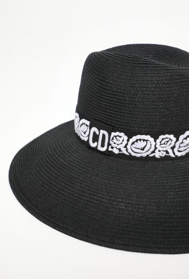 Dior Resort 2019 Embroidered Straw Hat - 5